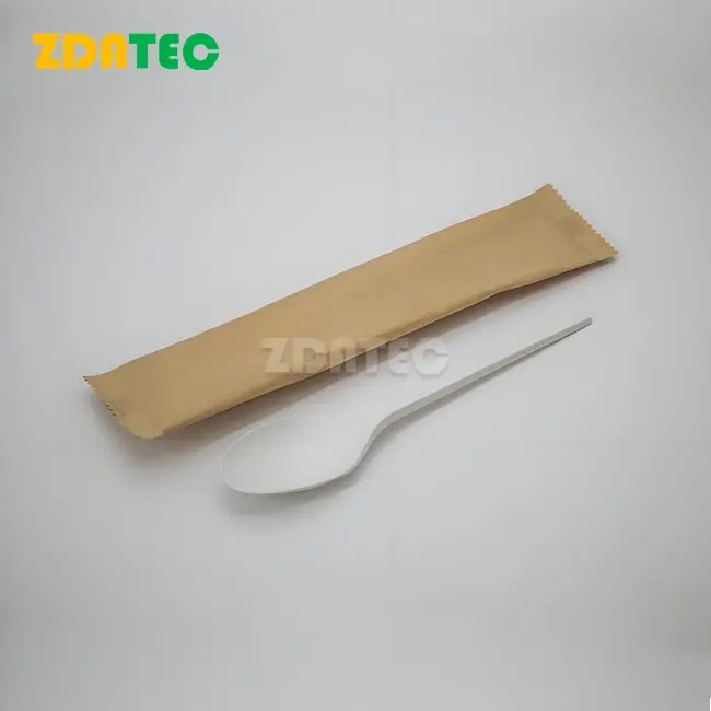 Biodegradable PLA spoon knife fork for Cakery